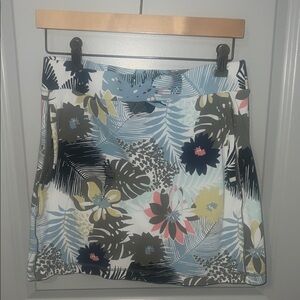 Talbots Blue A-Line Mini Skorts Resort Wear